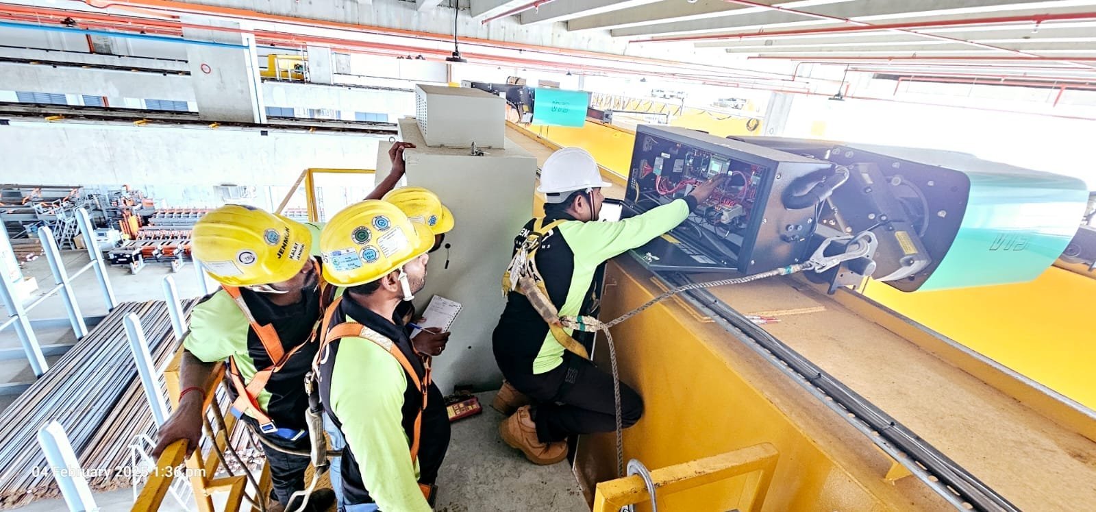 Hands-on training for crane operators