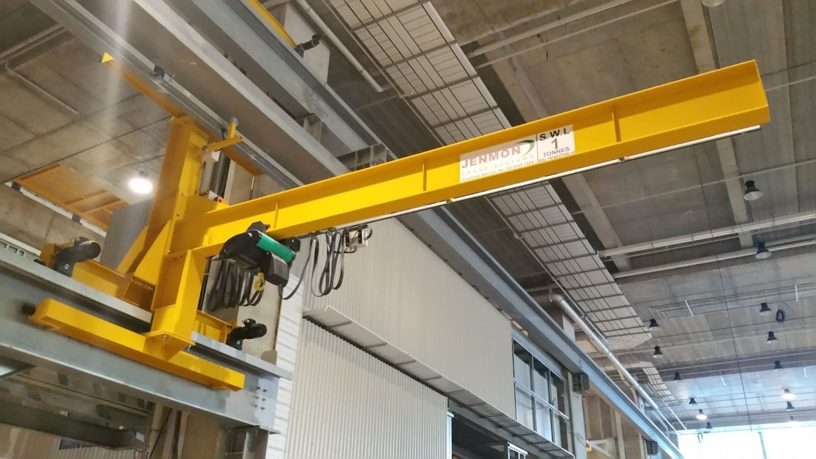 Jenmon jib crane for a project