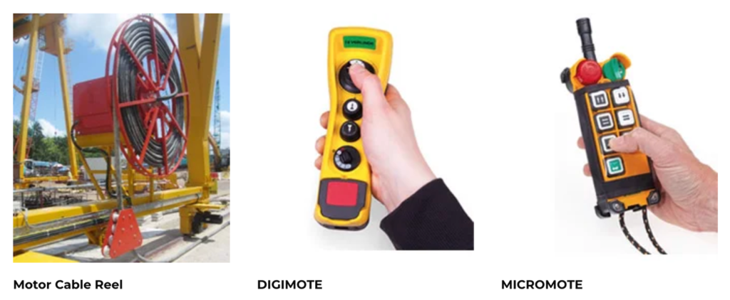 A screenshot of some of the crane components from Jenmon