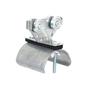 Steel trolley c/w steel cable support