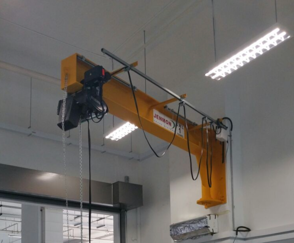 Jenmon engineered crane installed for deep tunnel construction works